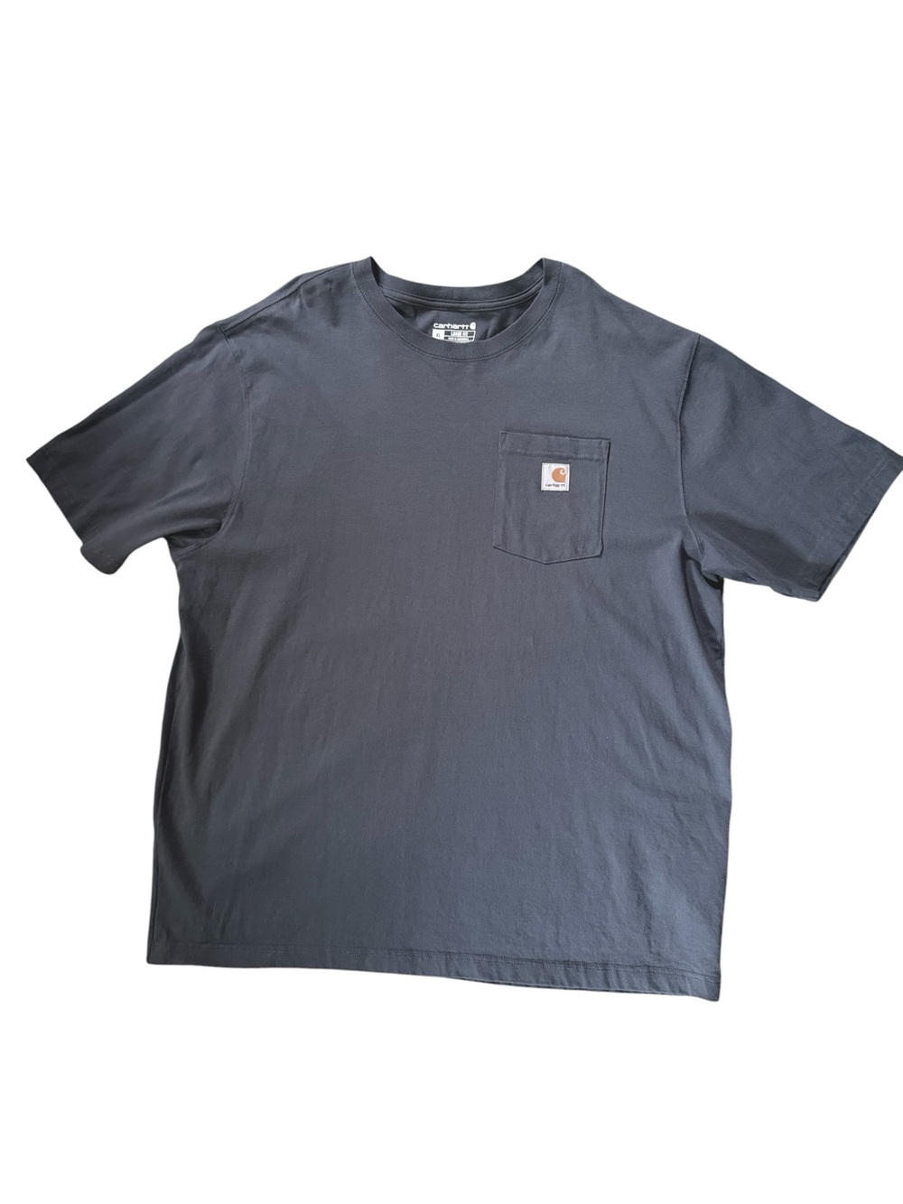 Carhartt K87 Men’s Grey Pocket T-Shirt Baggy Size XL Loose Fit 100% Cotton